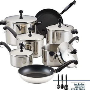 Classic Stainless Steel Cookware Pots and Pans Set